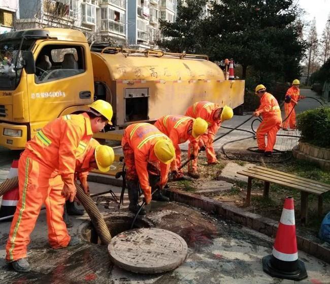 江边乡市政管道清淤